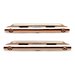 Catarama iUni compatibila cu Apple Watch 1/2/3/4/5/6/7, 38mm, Otel Inoxidabil, Rose Gold